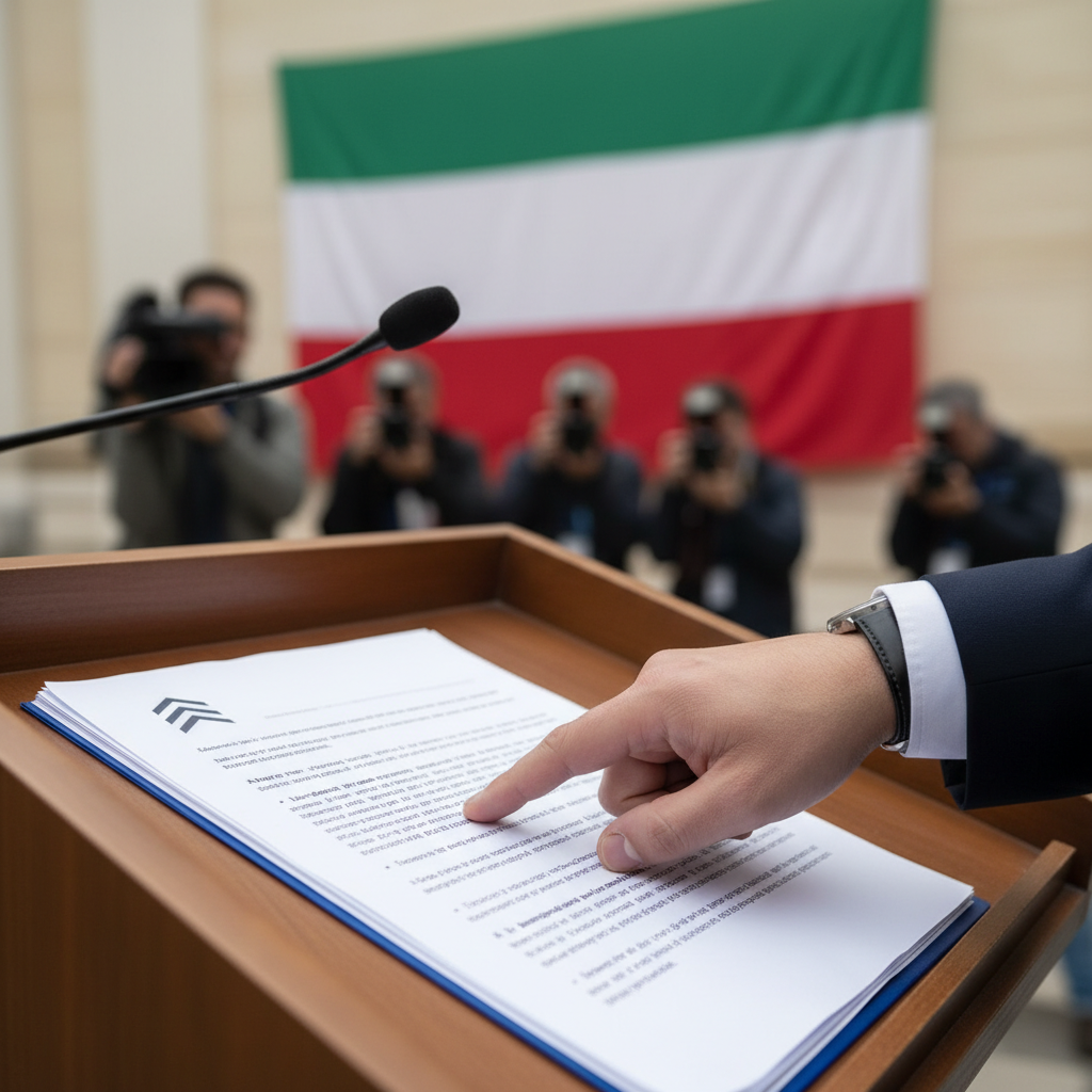 وثيقة مع الأدلة المقدمة في المؤتمر الصحفي
